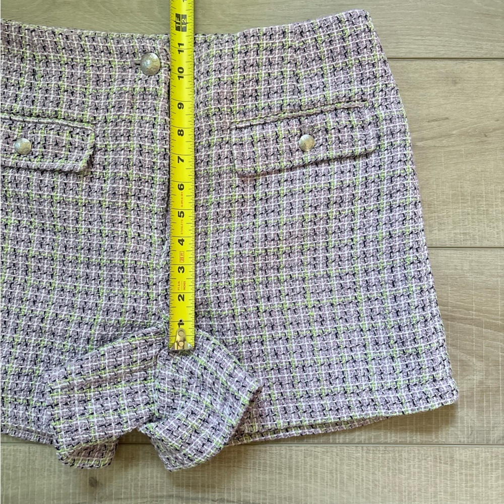 LOFT Lavender Tweed Women Shorts - Picture 5 of 8